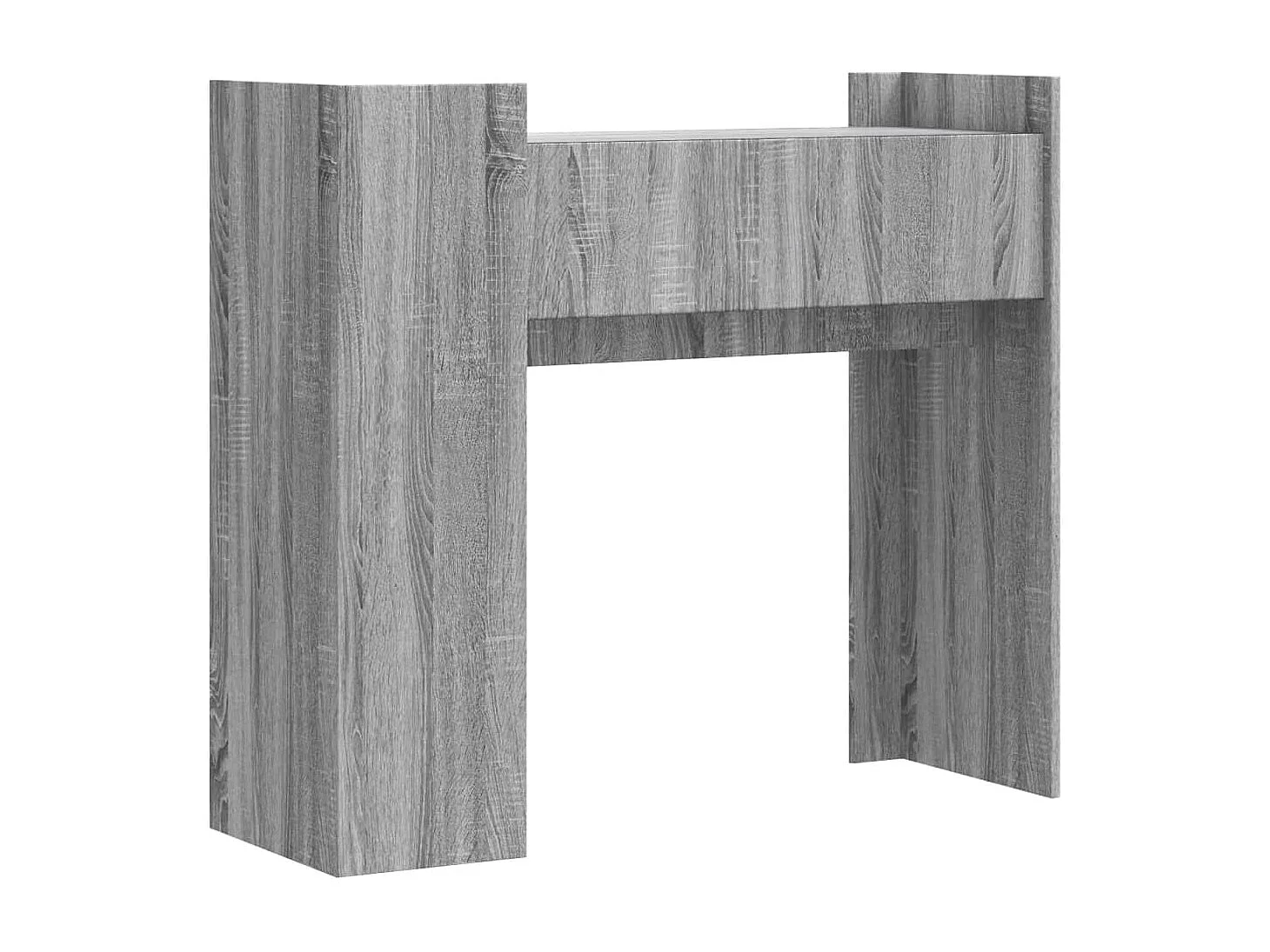 Sonoma consoletafel grijs 100x35x90 cm bewerkt hout