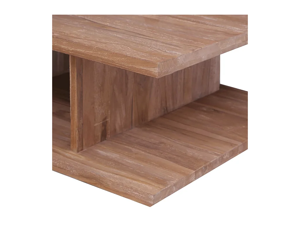 Table basse 70x70x30 cm Bois de teck massif