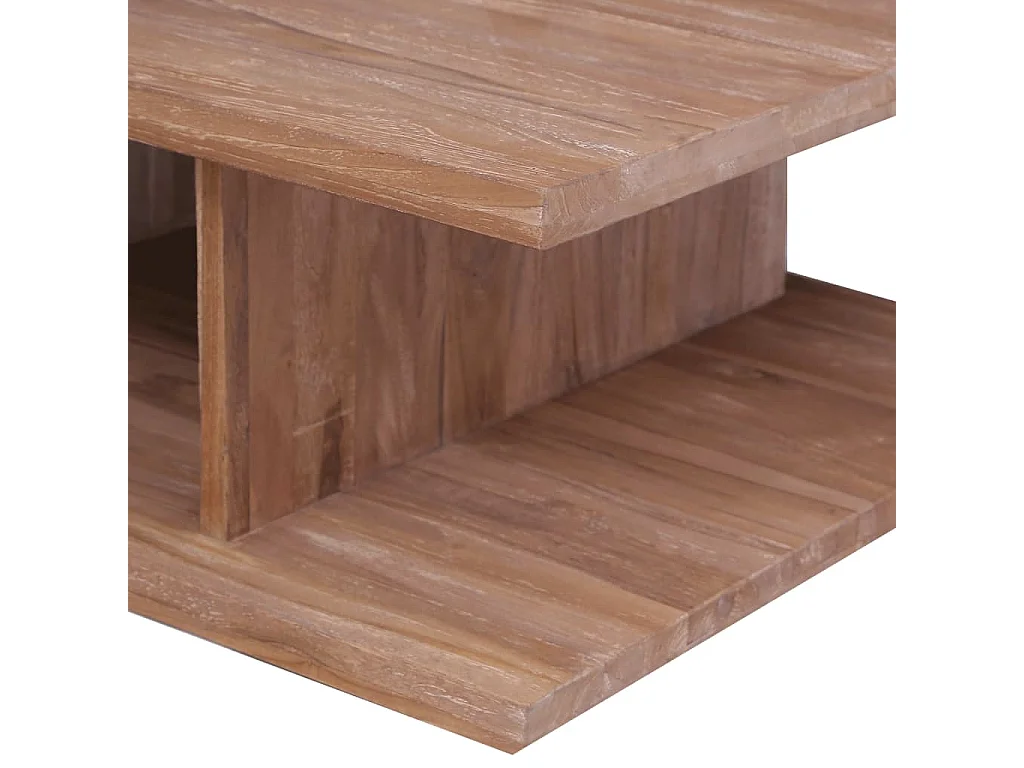 Table basse 70x70x30 cm Bois de teck massif