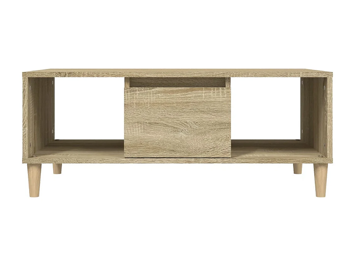 Sonoma Eiken Salontafel 90x50x36,5 cm Bewerkt Hout