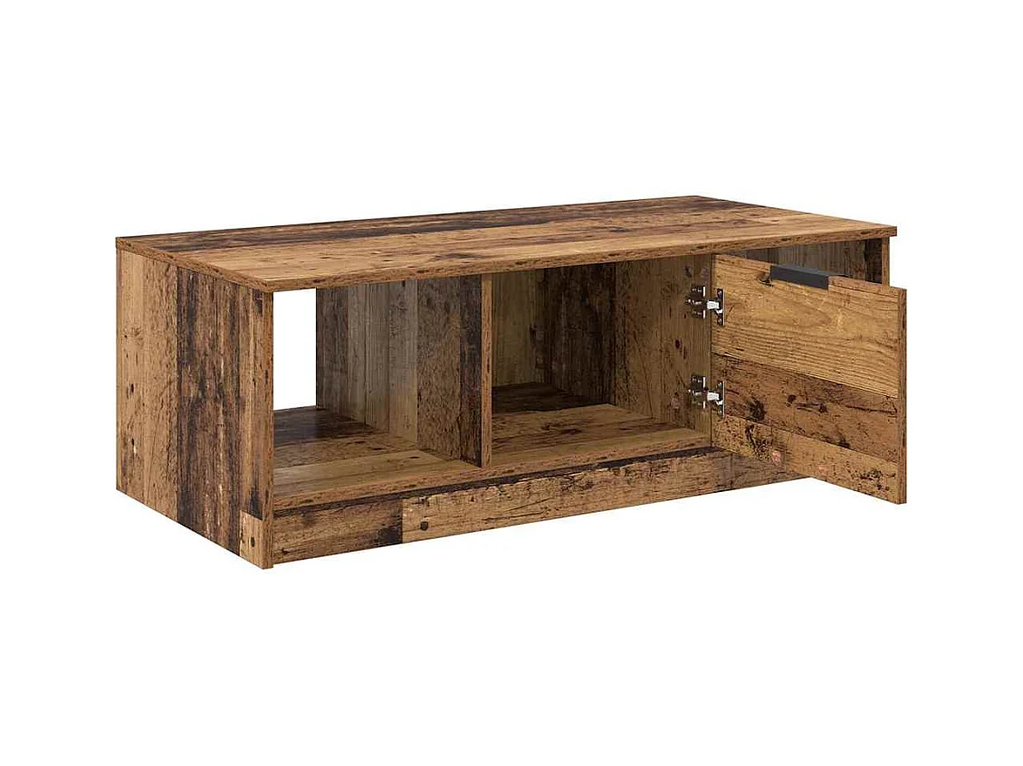 Table basse Bois ancien 100 x 50 x 36 cm Bois d'ingénierie