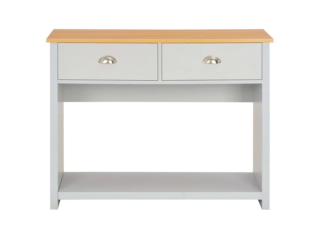 Consoletafel Grijs 97 x 35 x 76 cm