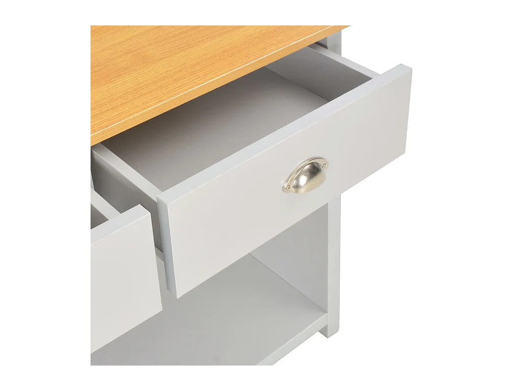 Consoletafel Grijs 97 x 35 x 76 cm