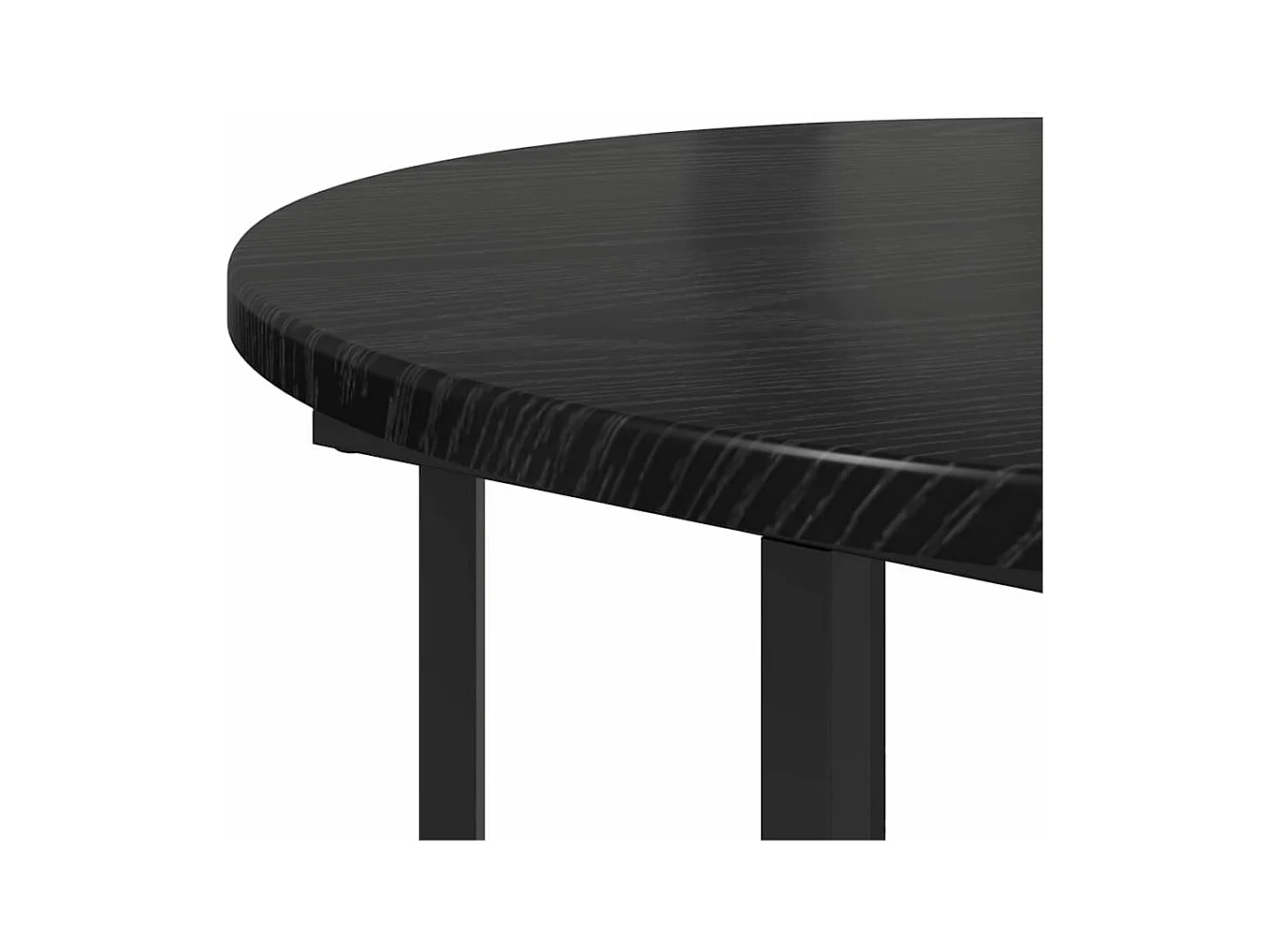Ensemble de tables d'appoint 2 pcs Chêne noir 50 x 50 x 50.5 cm