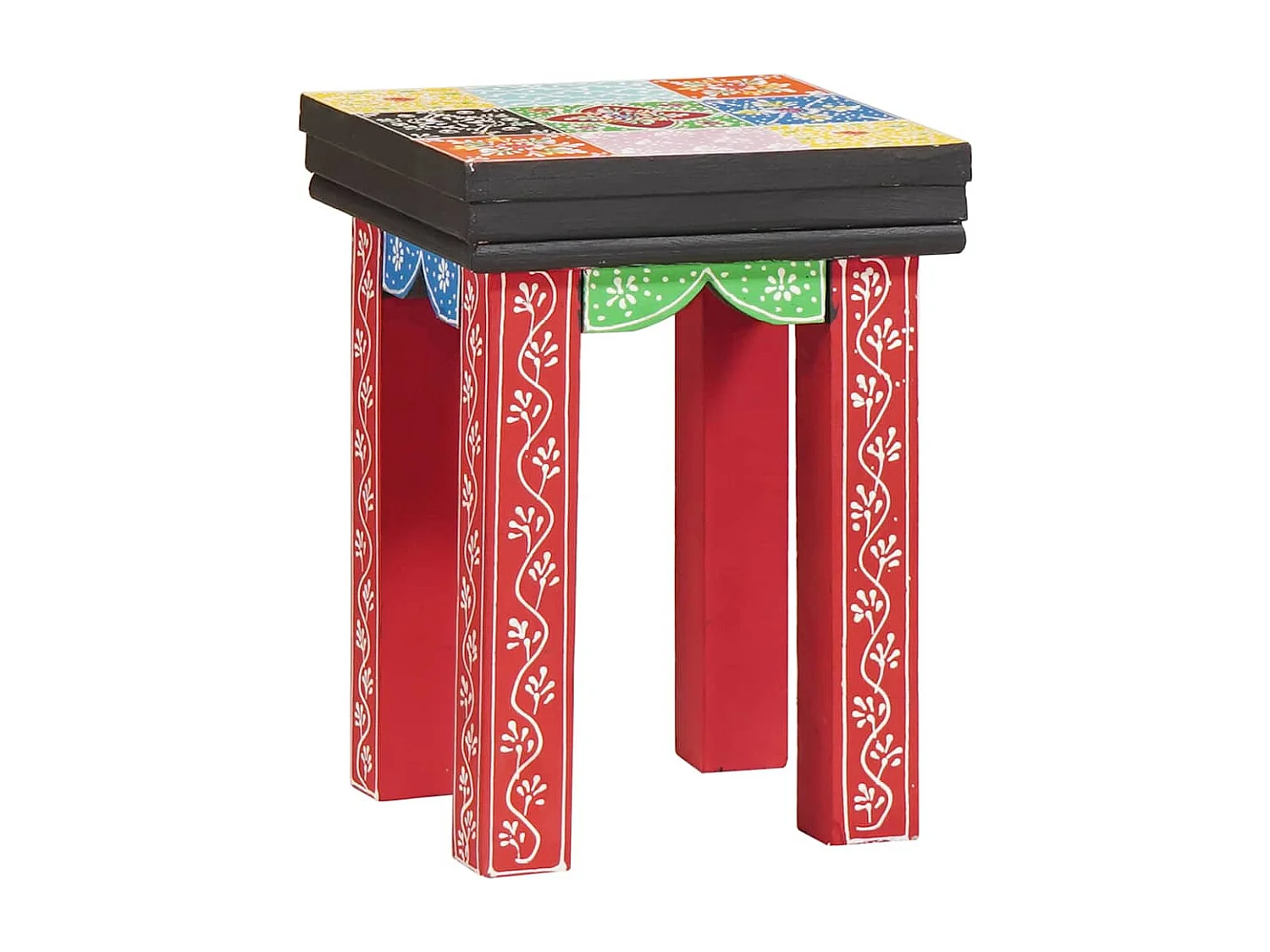 Table Gigogne Marron 50 x 50 x 50 cm Bois de manguier massif