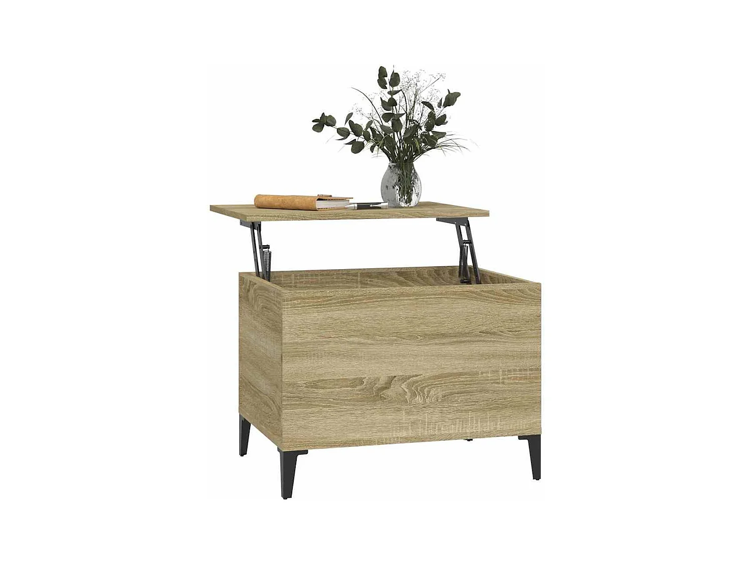 Table basse Chêne sonoma 60x44,5x45 cm Bois d'ingénierie