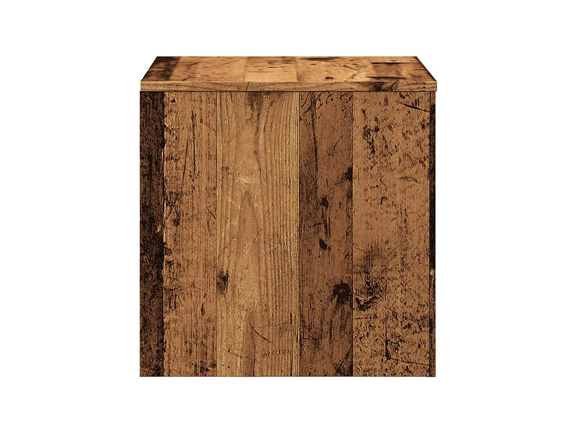 stuks bijzettafels oud hout bewerkt hout