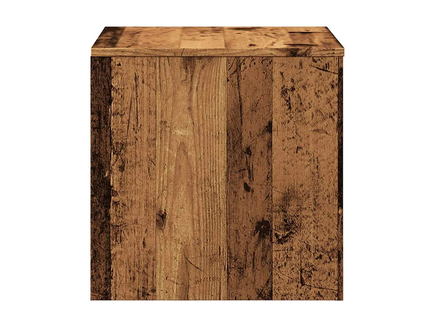 Tavolini laterali in legno vecchio, 3 pezzi, in legno ingegnerizzato