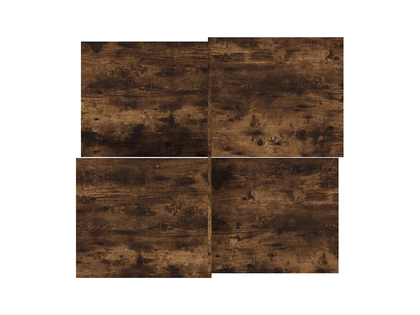 Salontafels 2 stuks Gerookt eikenhout Technisch hout