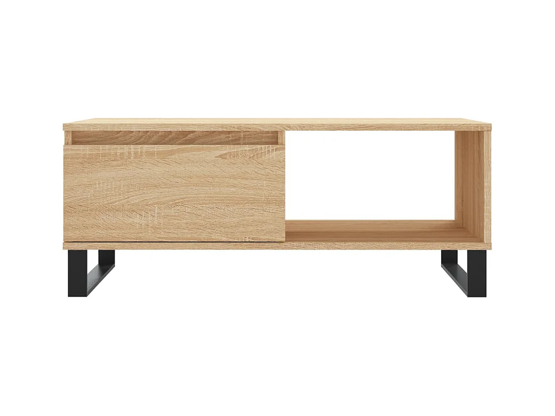 Table basse Chêne sonoma 90x50x36,5 cm Bois d'ingénierie