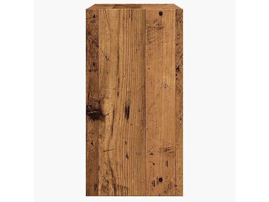 Tavolino laterale in legno antico 50x26x50 cm in legno ingegnerizzato