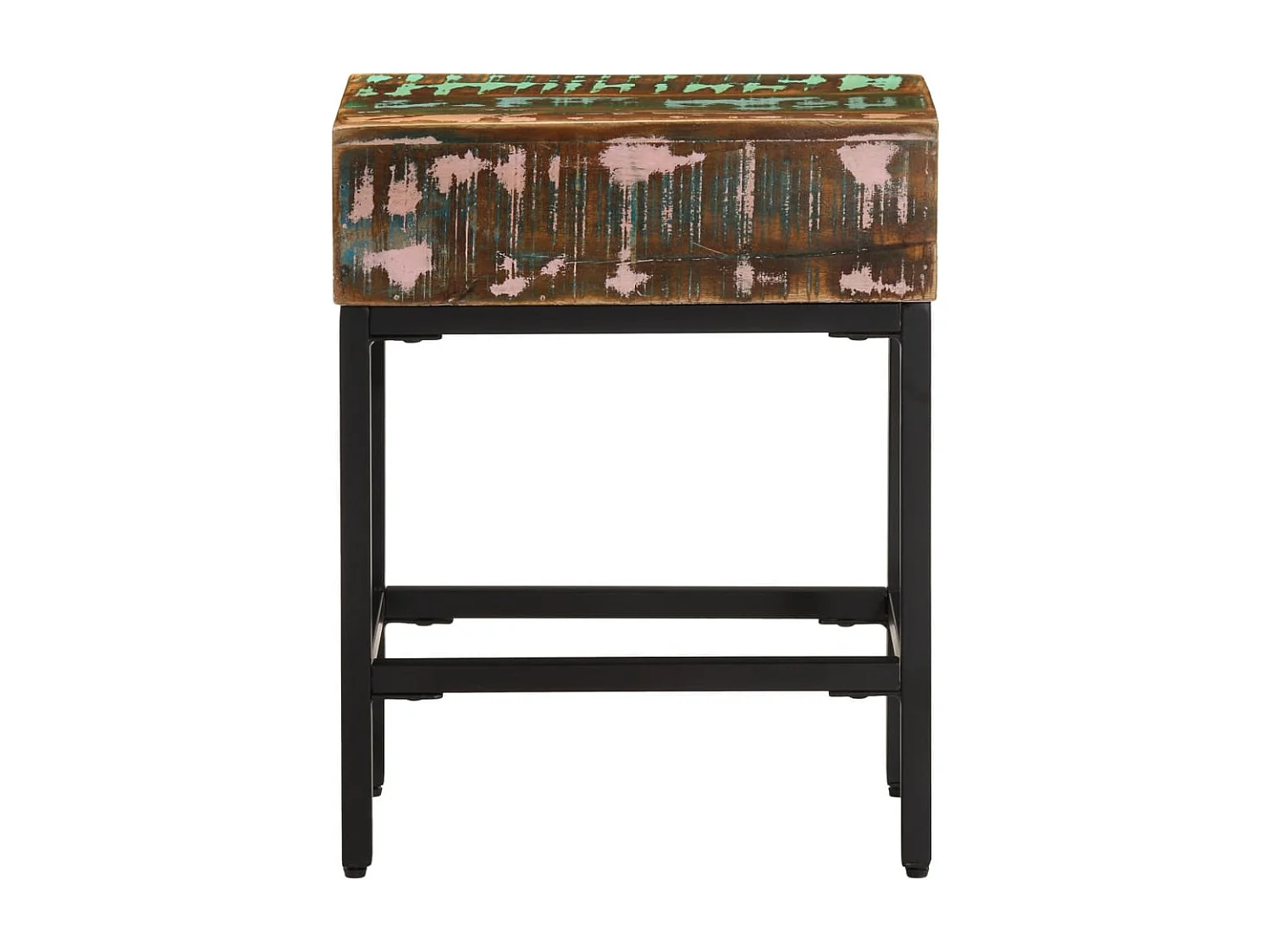 Bijzettafel 40x30x51 cm Massief gerecycled hout