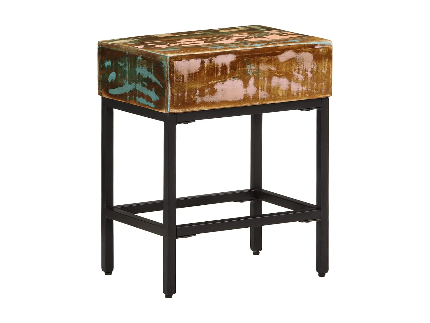 Table d'appoint 40x30x51 cm Bois massif de récupération