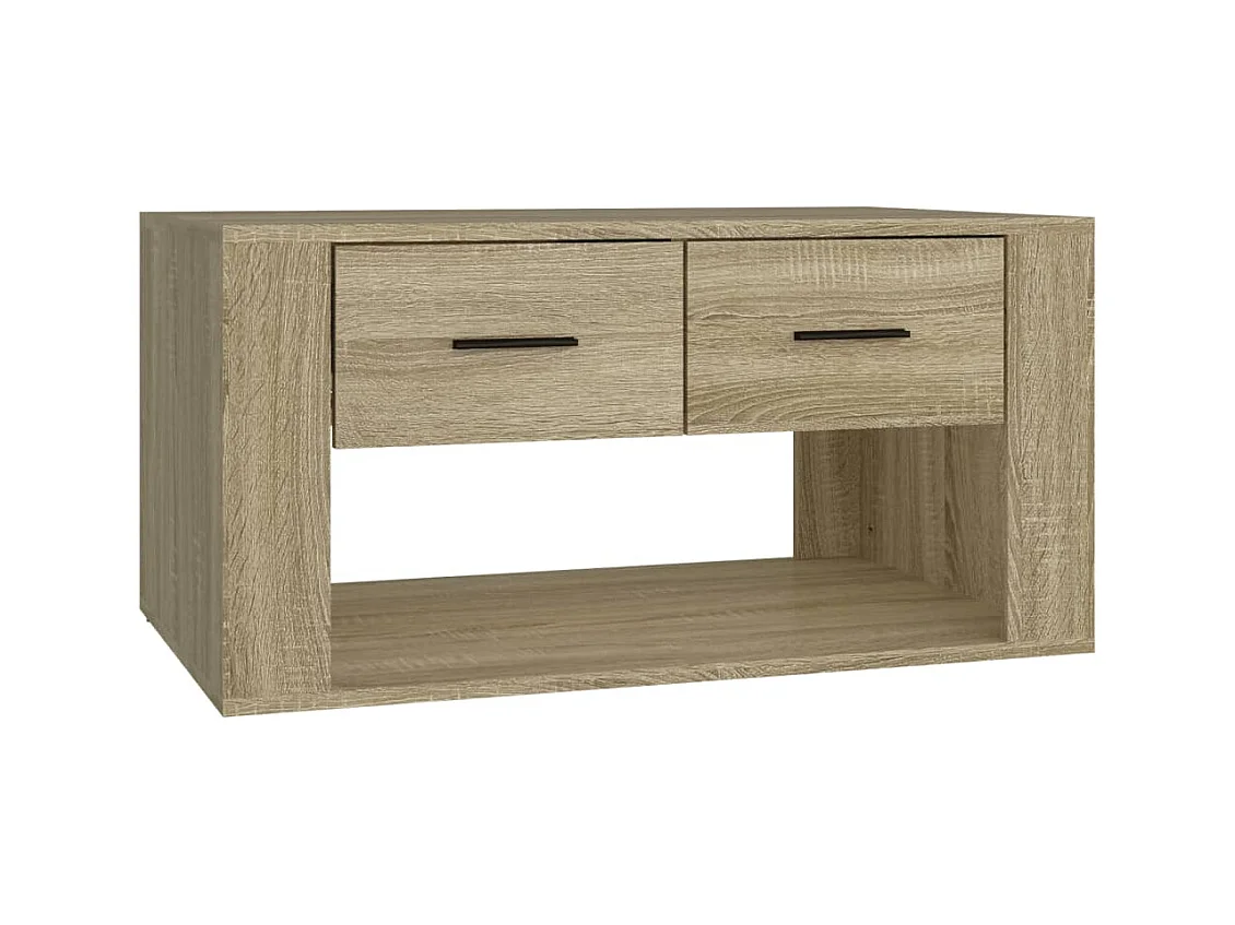 Table basse Chêne sonoma 80x50x40 cm Bois d'ingénierie