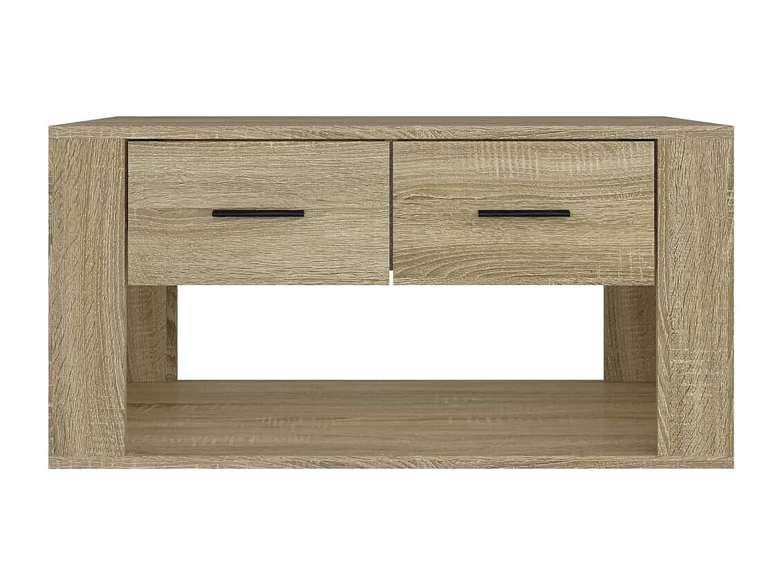Table basse Chêne sonoma 80x50x40 cm Bois d'ingénierie