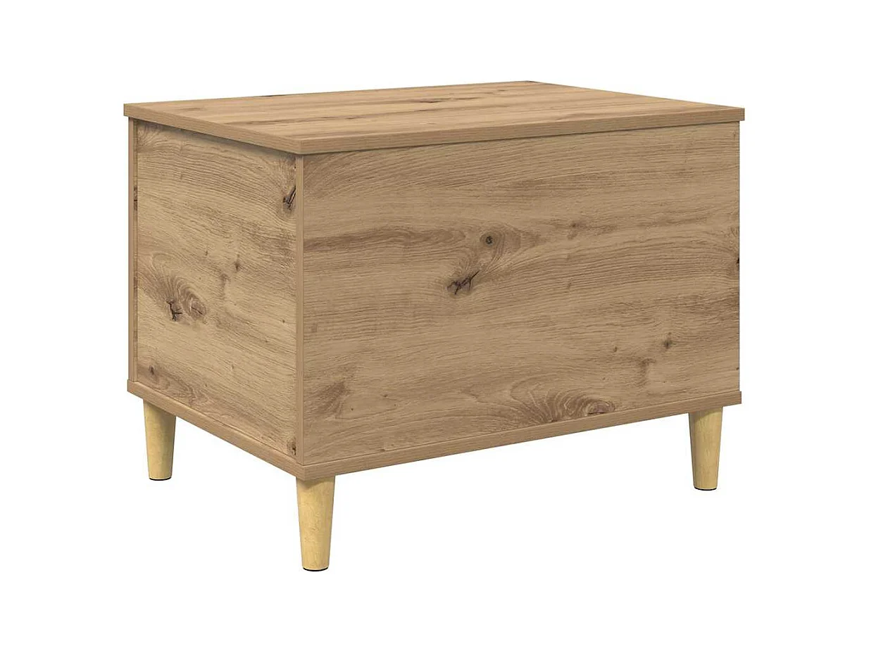 Comodino in rovere fatto a mano 60 x 44,5 x 45 cm