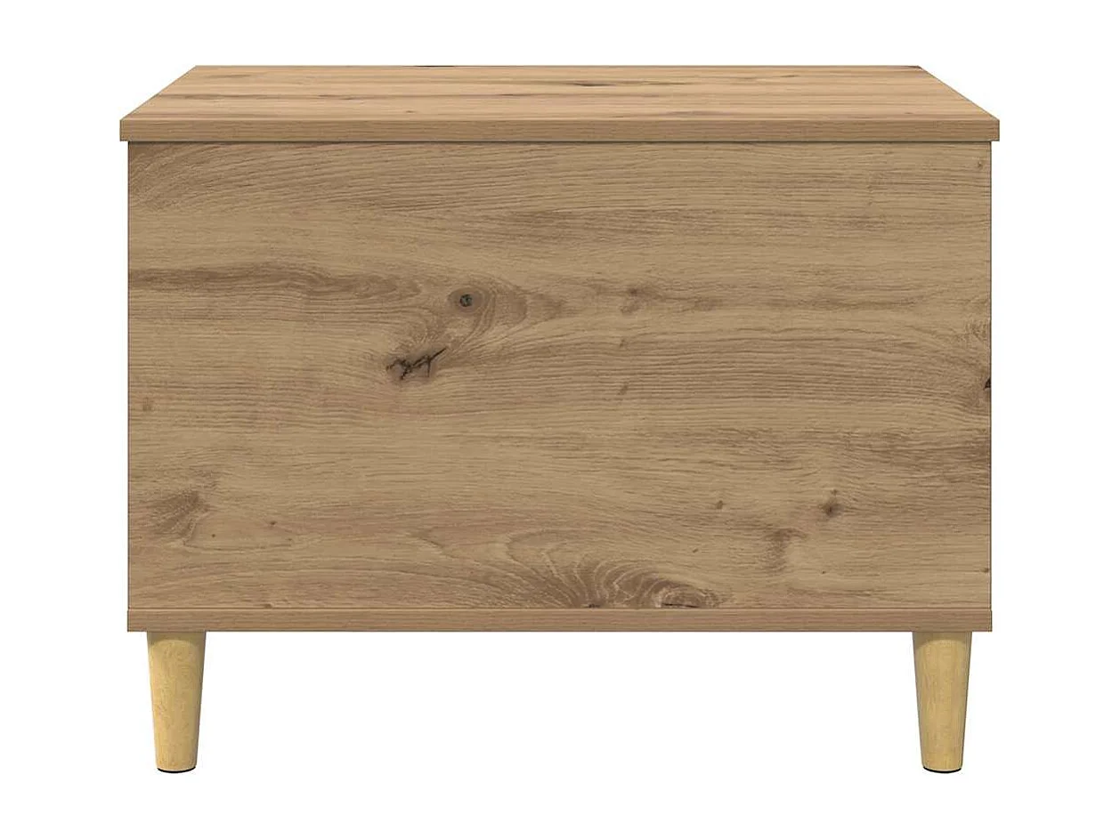 Comodino in rovere fatto a mano 60 x 44,5 x 45 cm