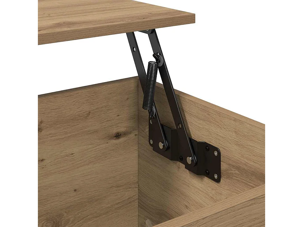 Comodino in rovere fatto a mano 60 x 44,5 x 45 cm