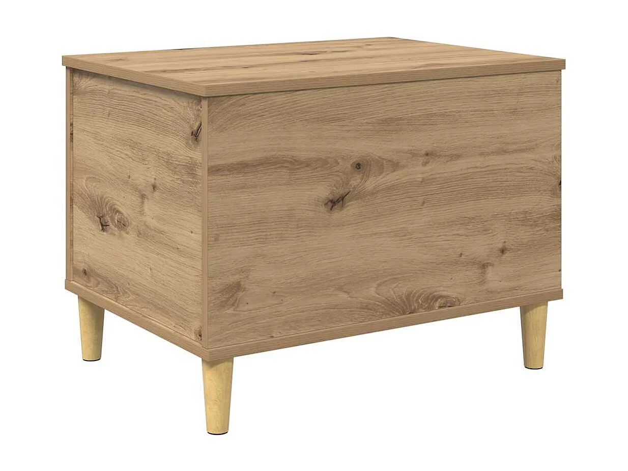 Handgemaakt eikenhouten nachtkastje 60 x 44,5 x 45 cm