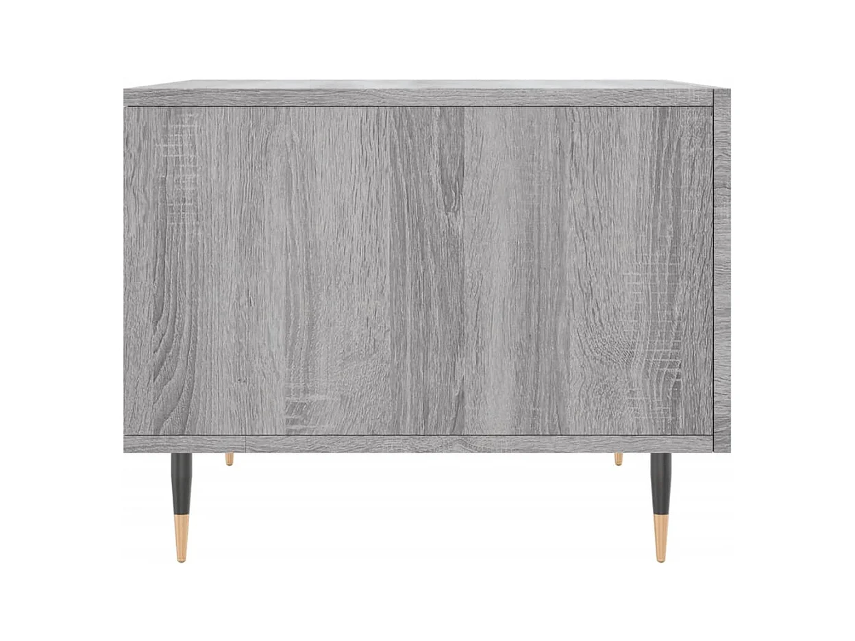 Sonoma salontafel grijs 50x50x40 cm Technisch hout