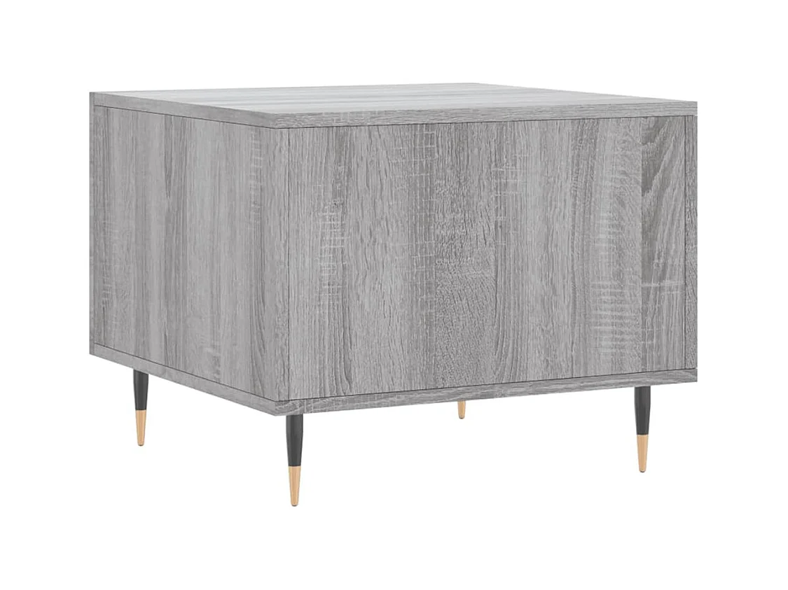 Sonoma salontafel grijs 50x50x40 cm Technisch hout