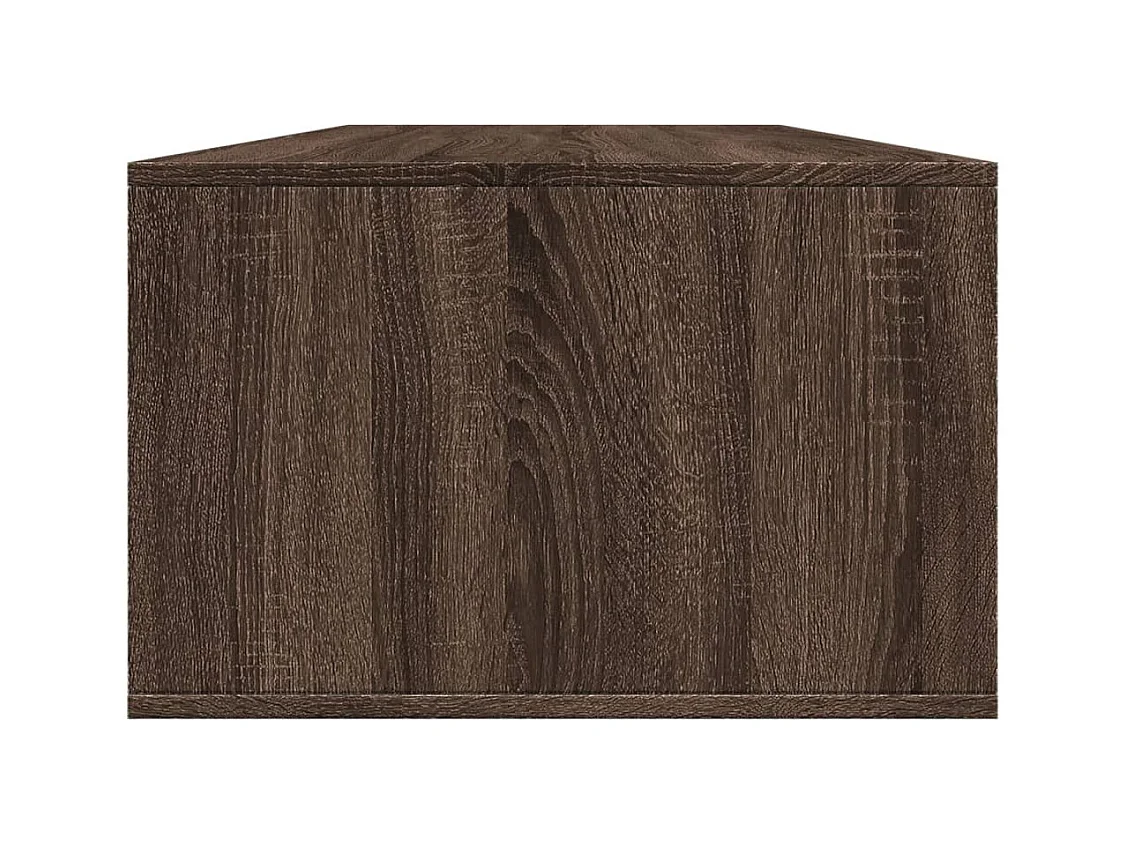 Table basse chêne marron 102x55x35 cm bois d'ingénierie