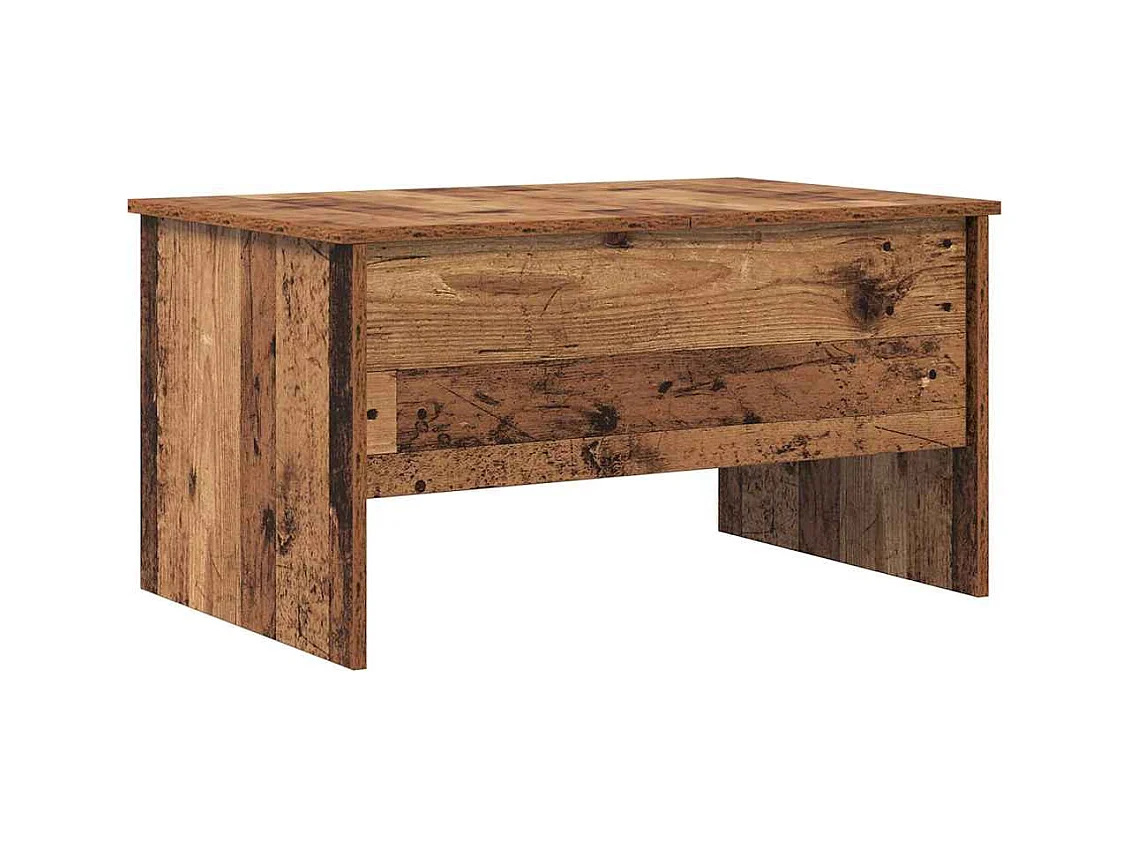 Salontafel Antiek hout 80 x 50,5 x 42,5 cm Bewerkt hout