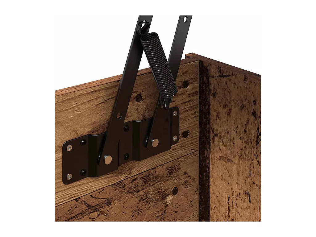 Salontafel Antiek hout 80 x 50,5 x 42,5 cm Bewerkt hout