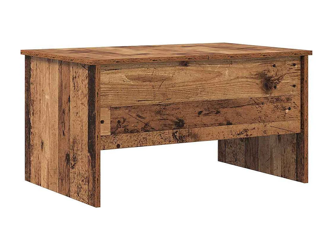 Table basse Bois ancien 80 x 50,5 x 42,5 cm Bois d'ingénierie