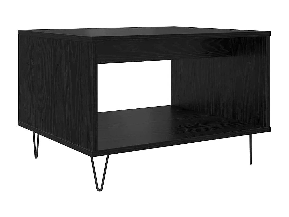Couchtisch Eiche schwarz 60 x 50 x 40 cm Holzwerkstoff