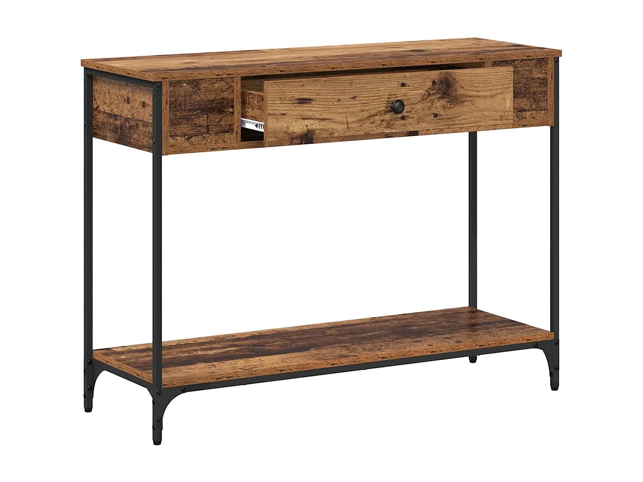 Table console Bois ancien 100 x 34.5 x 75 cm Bois d'ingénierie