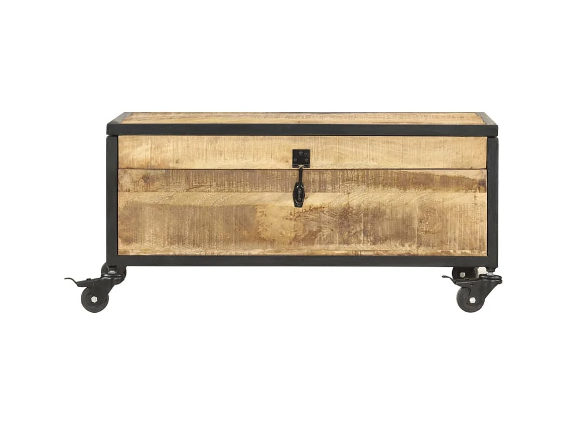 Table basse 70x50x33 cm Bois de manguier massif