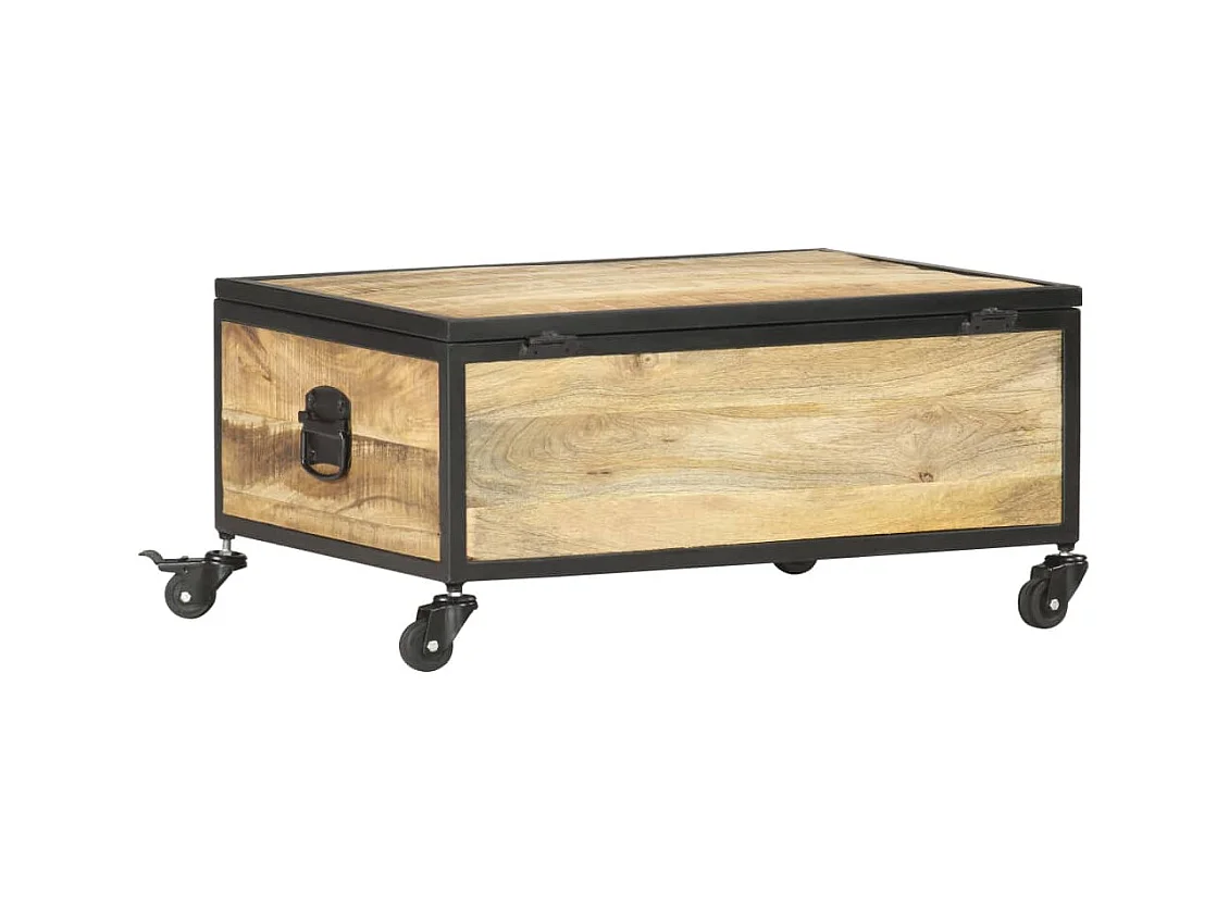 Table basse 70x50x33 cm Bois de manguier massif