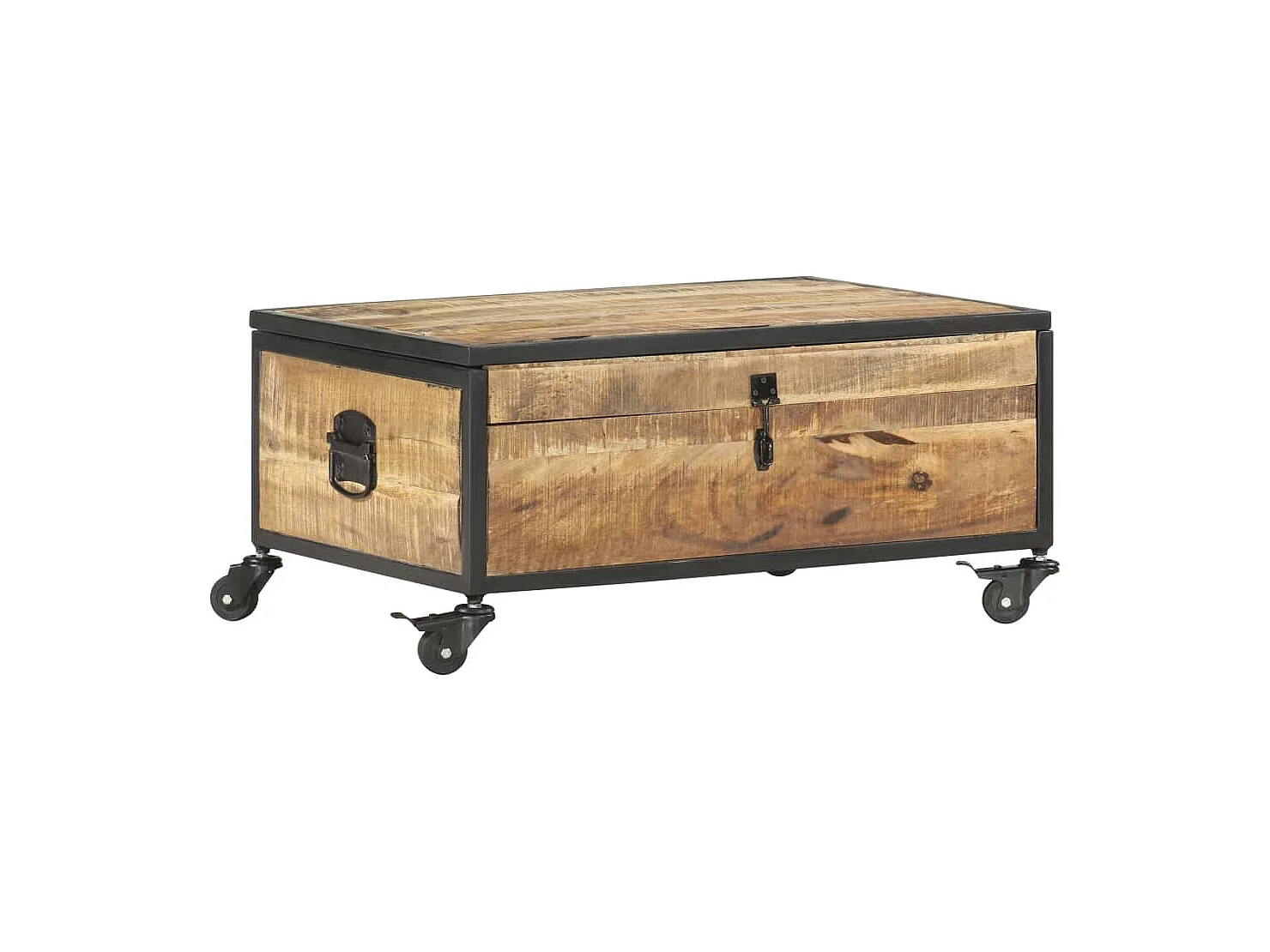 Table basse 70x50x33 cm Bois de manguier massif