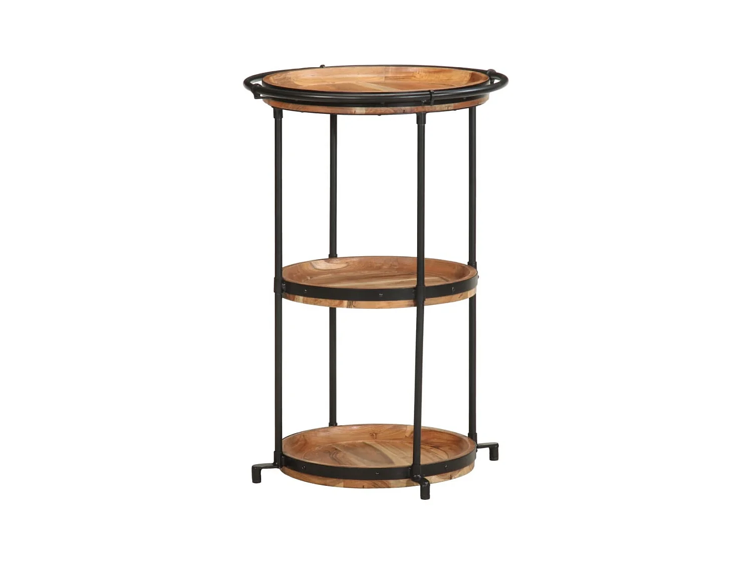 Table d'appoint Ø55x83 cm bois massif d'acacia