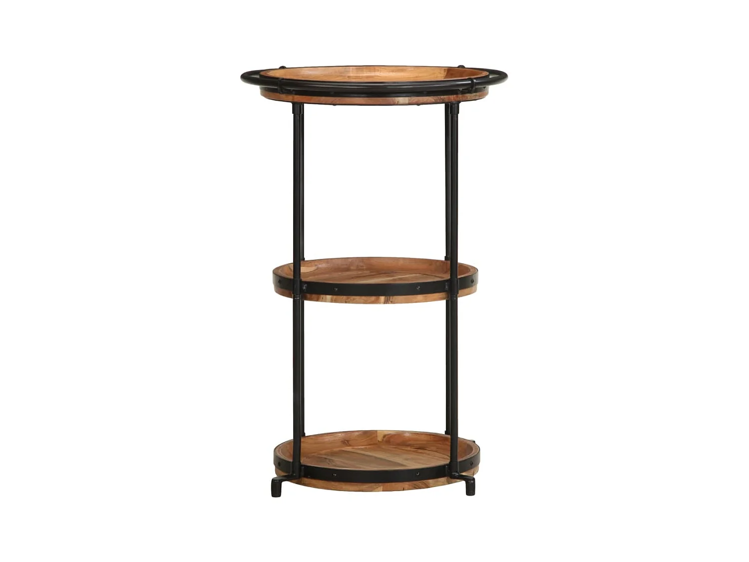 Table d'appoint Ø55x83 cm bois massif d'acacia