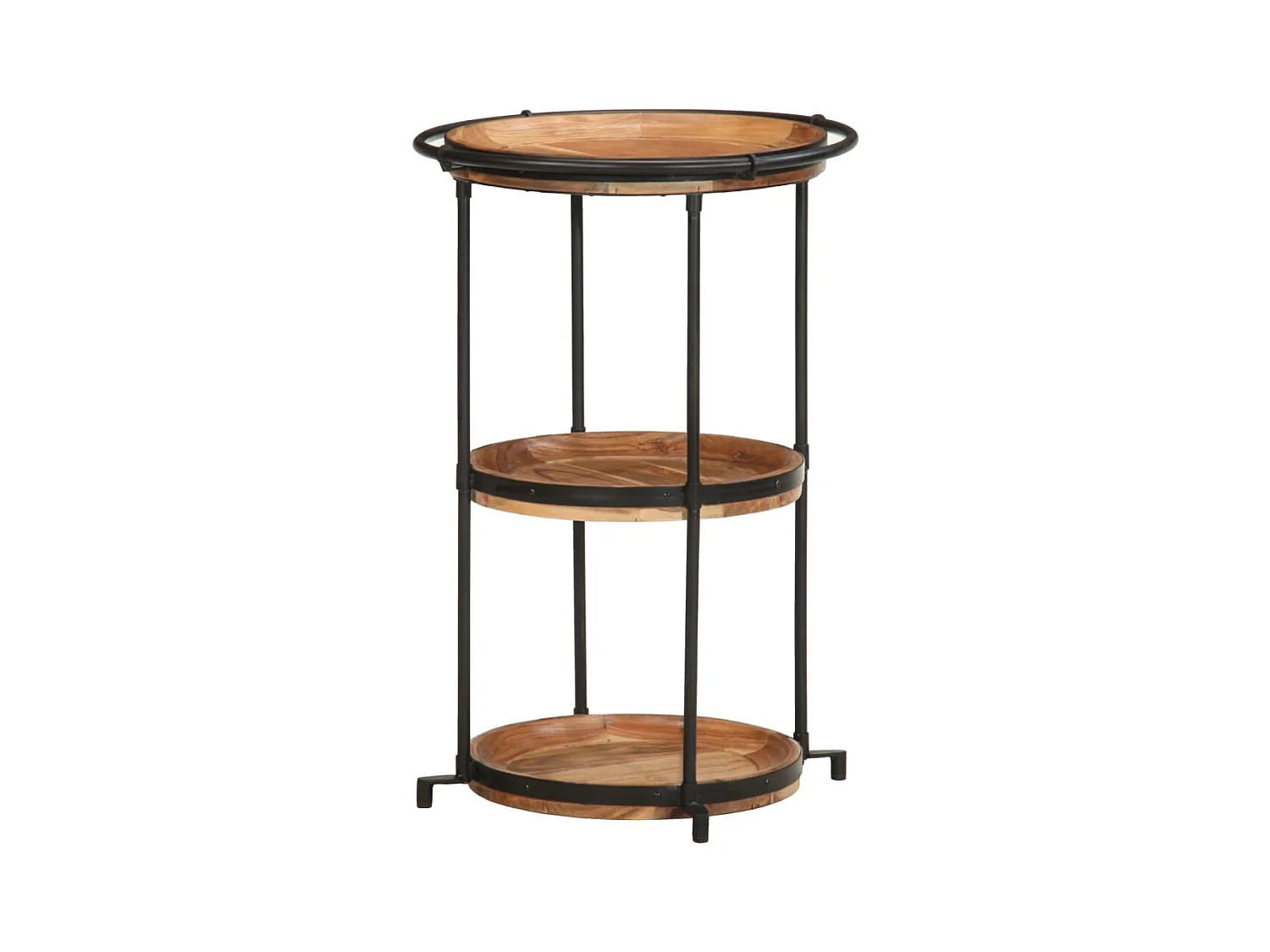 Table d'appoint Ø55x83 cm bois massif d'acacia