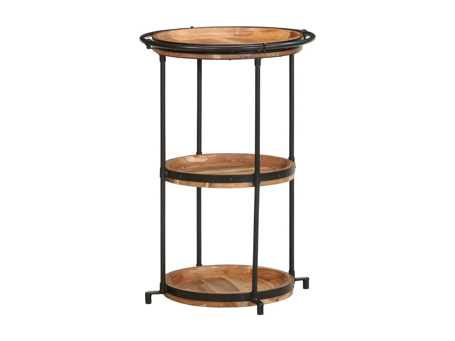 Table d'appoint Ø55x83 cm bois massif d'acacia