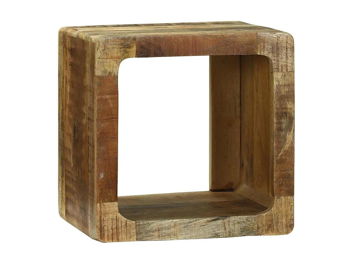 Meuble TV 2 pcs Marron Bois de manguier brut massif