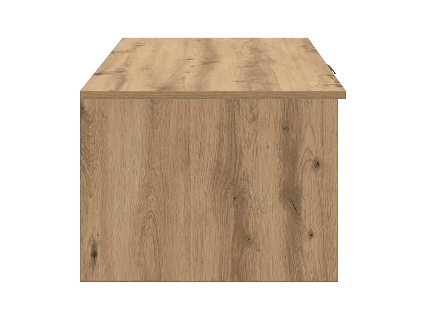 Tavolino da caffè in rovere fatto a mano 100 x 50 x 36 cm Legno ingegnerizzato