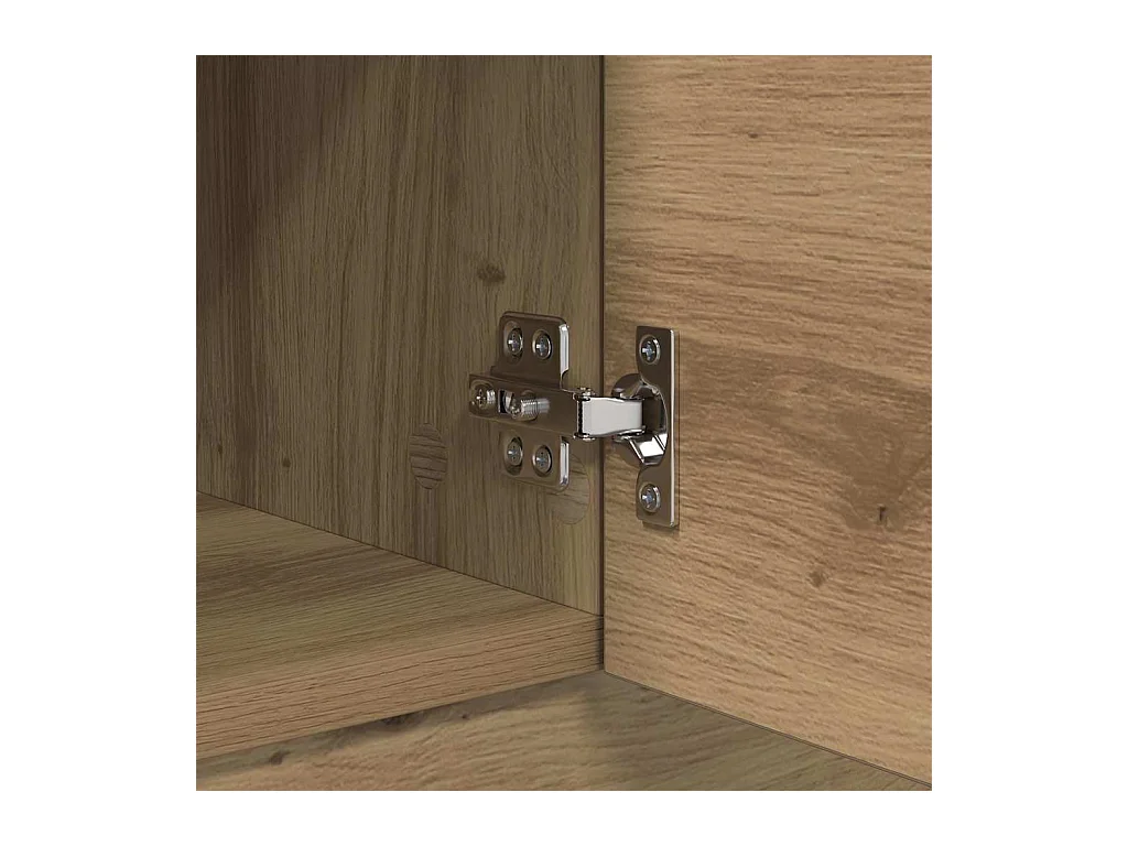 Tavolino da caffè in rovere fatto a mano 100 x 50 x 36 cm Legno ingegnerizzato