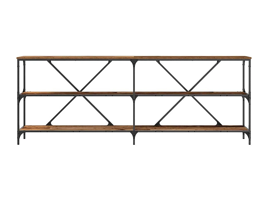 Tavolo consolle con ripiano Altro Legno Vecchio 180 x 30 x 75 cm