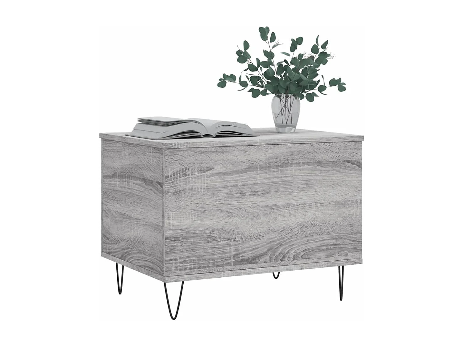 Table basse Sonoma gris 60x44,5x45 cm Bois d'ingénierie