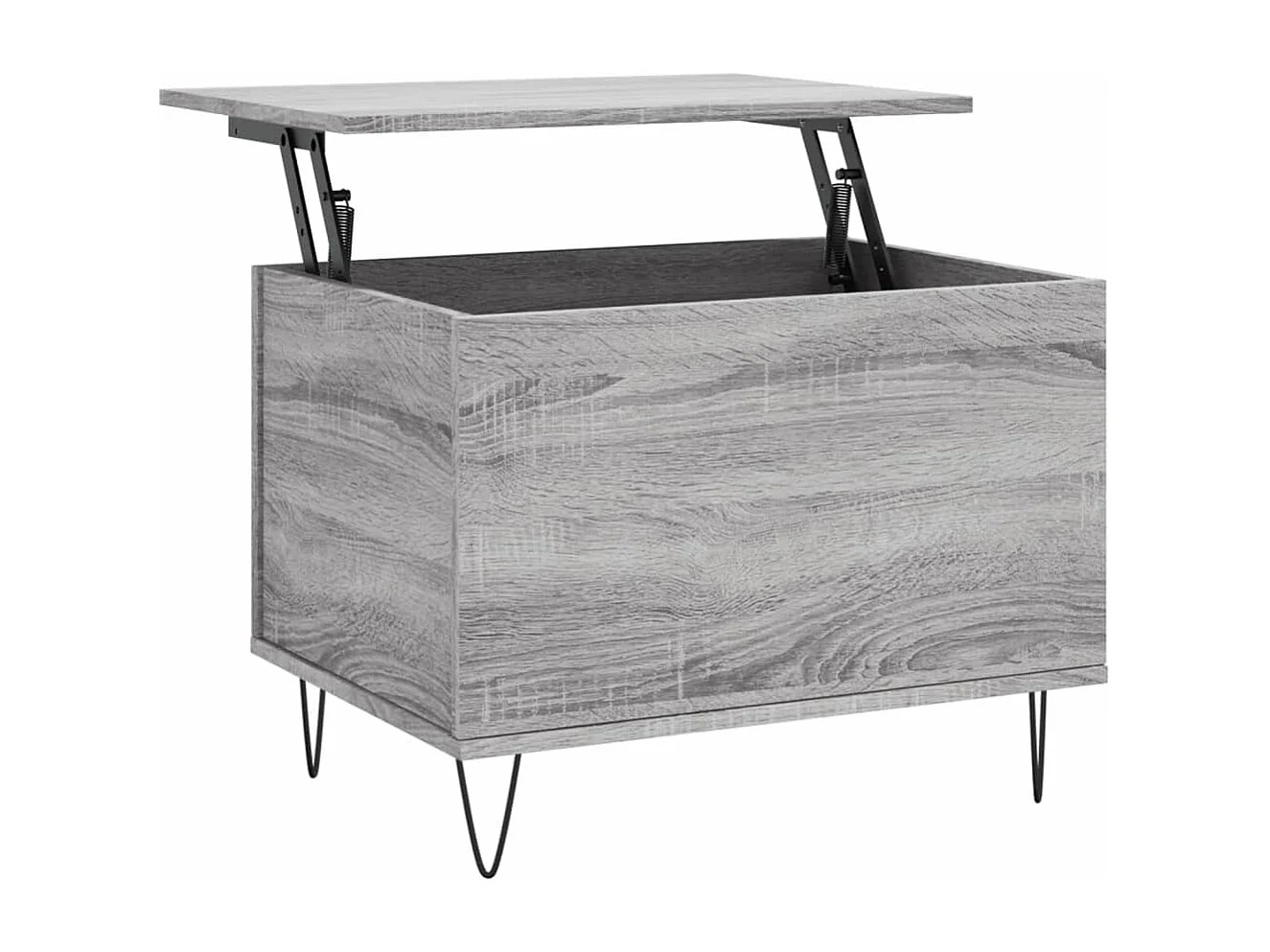 Mesa de centro Sonoma gris 60x44,5x45 cm Madera de ingeniería