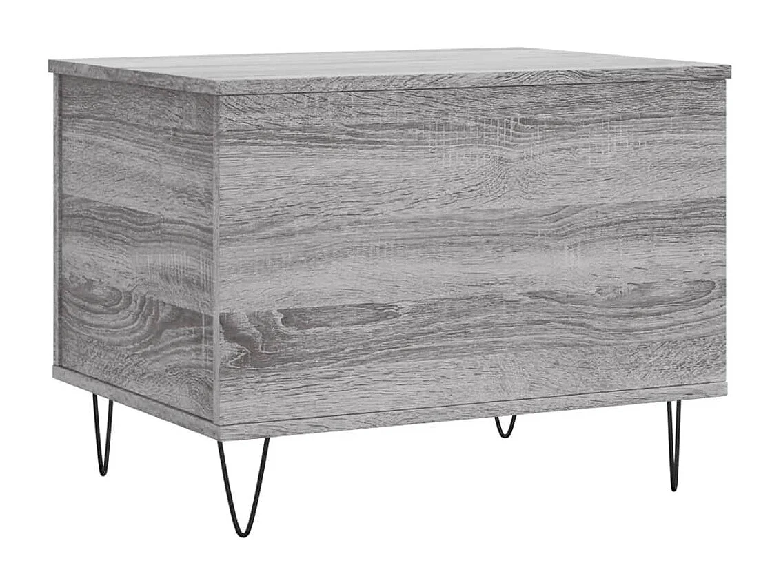 Mesa de centro Sonoma gris 60x44,5x45 cm Madera de ingeniería