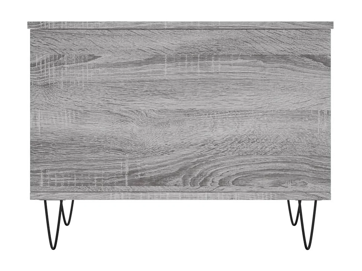 Mesa de centro Sonoma gris 60x44,5x45 cm Madera de ingeniería