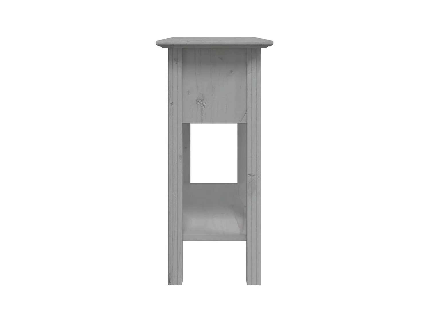 BODO grijze consoletafel 91x35x74 cm massief grenenhout