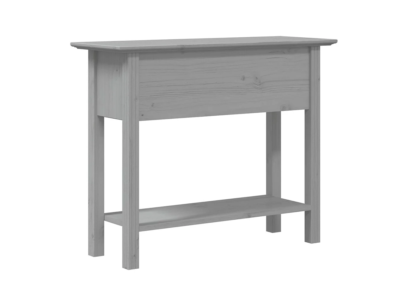 BODO grijze consoletafel 91x35x74 cm massief grenenhout