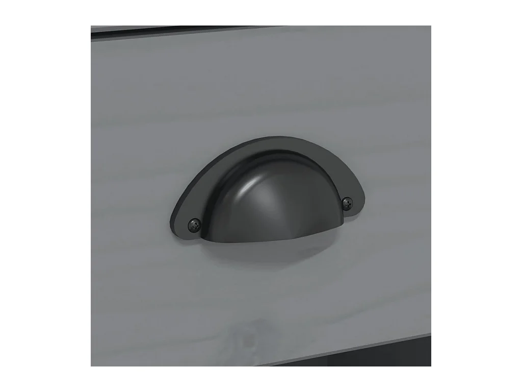 BODO grijze consoletafel 91x35x74 cm massief grenenhout