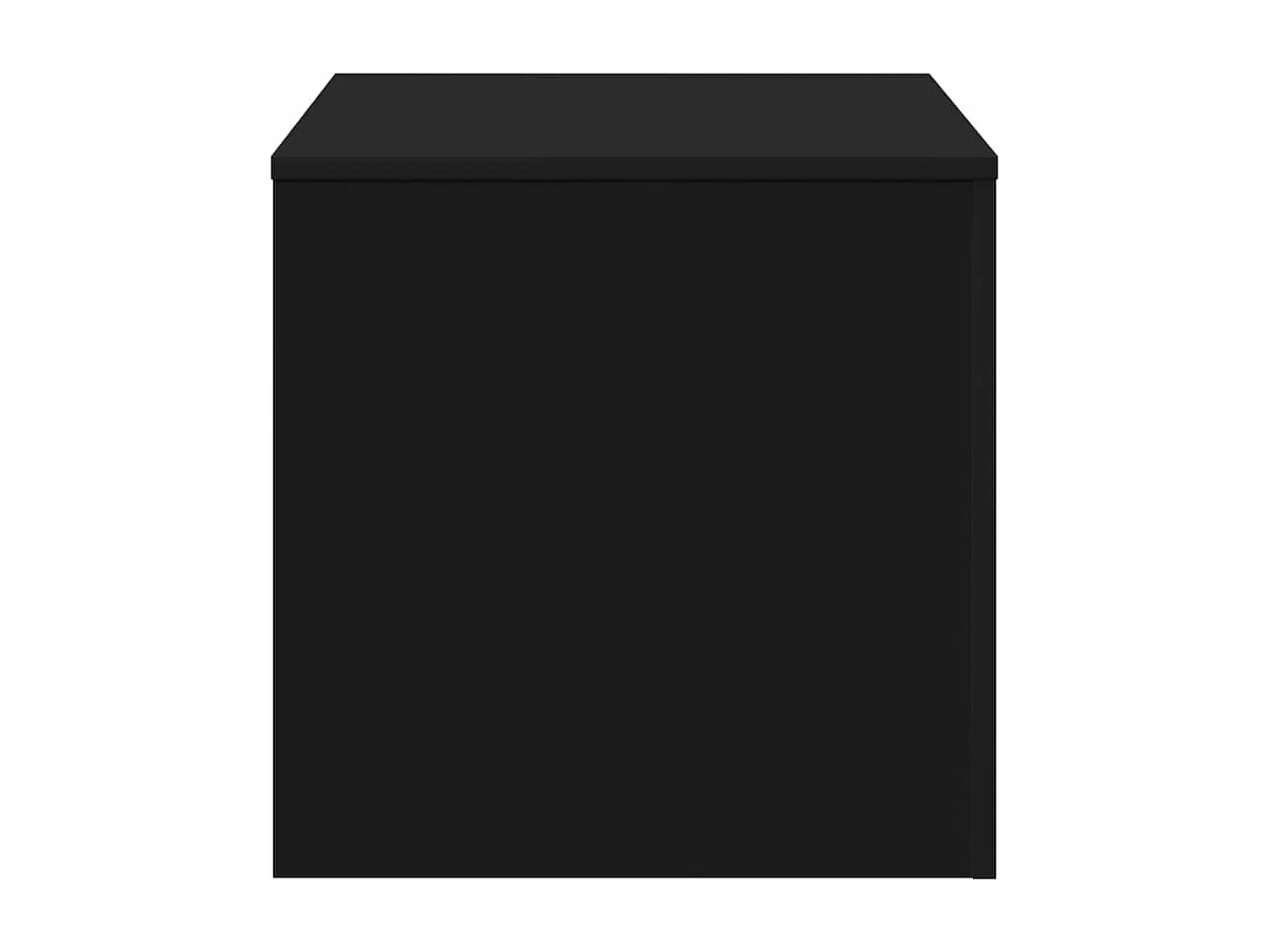 Tables d'appoint 3 pcs Noir Bois d’ingénierie